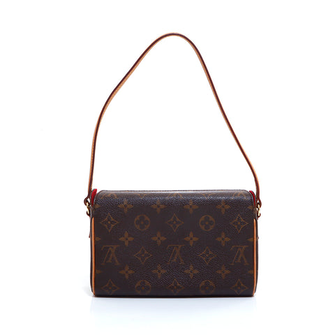 ルイ・ヴィトン LOUIS VUITTON モノグラム レシタル ハンドバッグ ブラウン WS5306