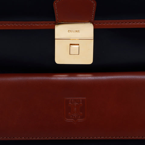 セリーヌ CELINE ハンドバッグ ブラウン ブラック WS5309