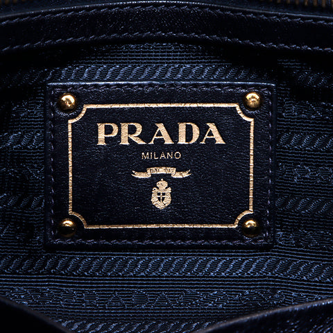 プラダ PRADA ナイロン ギャザー 2way ハンドバッグ ブラック WS5370