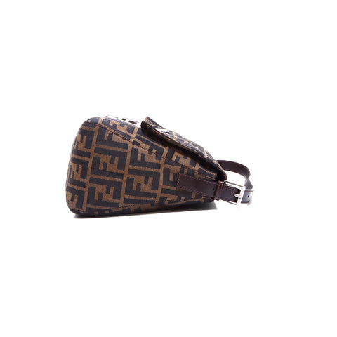 FENDI Mamma Bagget Shoulder Bag Brown WS5400