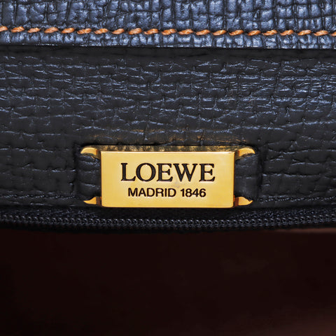 ロエベ LOEWE トライアングル レザー ショルダーバッグ ブラック WS5487