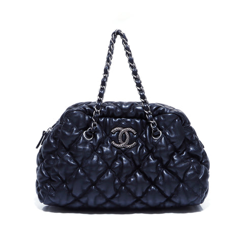 シャネル CHANEL バブルキルト ショルダーバッグ ブラック WS5494