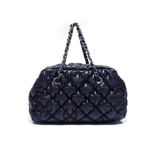 シャネル CHANEL バブルキルト ショルダーバッグ ブラック WS5494