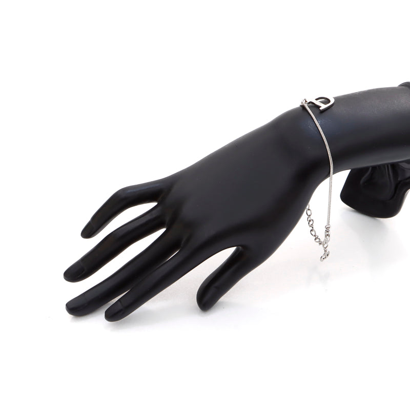 クリスチャンディオール Christian Dior ロゴ ブレスレット シルバー