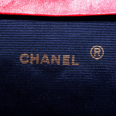 シャネル CHANEL ラムスキン ショルダーバッグ レッド WS5544