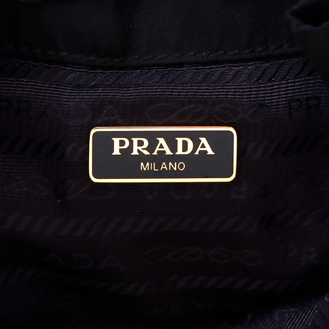 プラダ PRADA ロゴ 2way ショルダーバッグ ナイロン ブラック WS5625