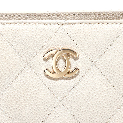 シャネル CHANEL キャビアスキン マトラッセ ハンドバッグ ベージュ WS5635