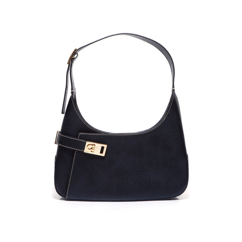 Salvatore Ferragamo Gancini肩带黑色WS5644