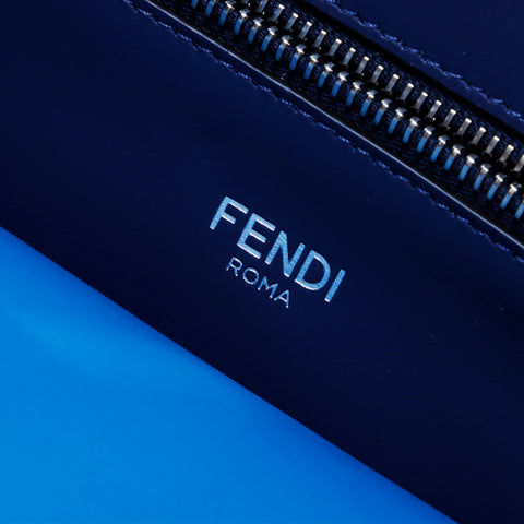 フェンディ FENDI ピーカブーアイシーユー2way ハンドバッグ ネイビー WS5651