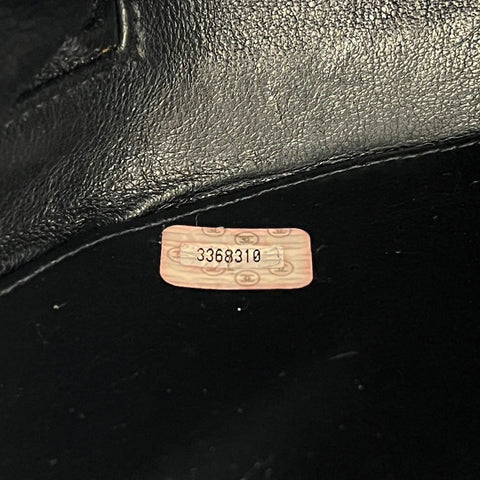 Chanel CHANEL Enamel Round Vanity Handbag Patent Black x White EIT0131 –  NUIR VINTAGE
