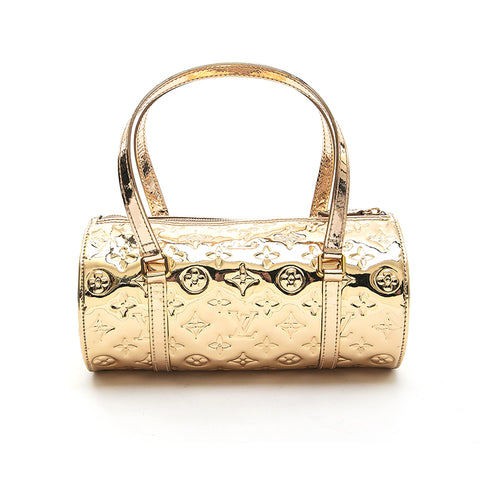 Louis Vuitton Louis Vuitton Papillon Miroire Handbag Gold EIT0539 – NUIR  VINTAGE
