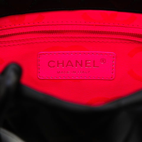 Chanel Chanel Cambon Line Matrasse -Tasche Schwarz EIT0588