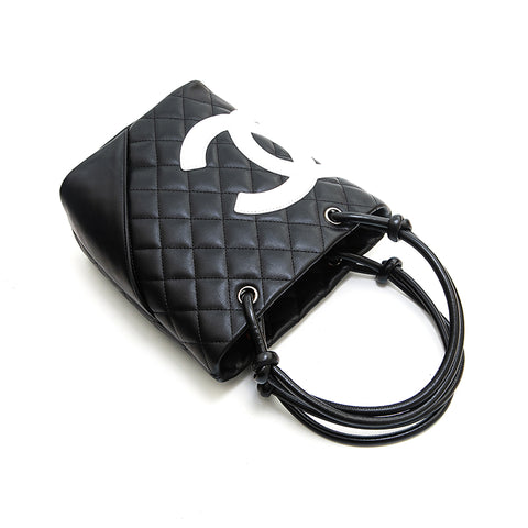 Chanel Chanel Cambon Line Matrasse -Tasche Schwarz EIT0588