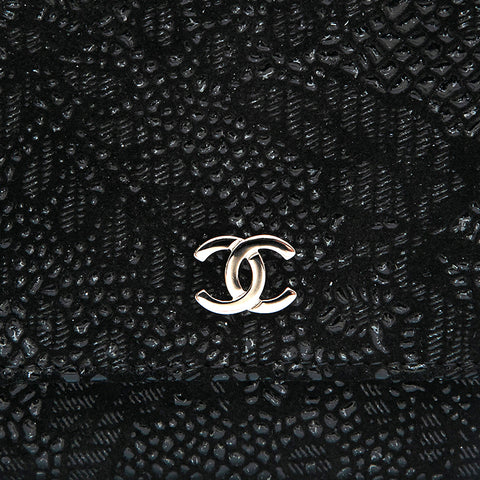 Chanel Chanel Total Muster Wallet Bag Black EIT0612