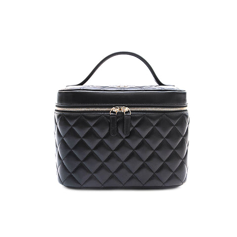 Chanel Chanel Matrasse Eitelkeit Handtasche Schwarz EIT0617