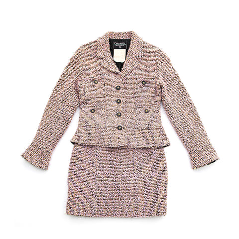 Chanel CHANEL Tweed Jacket Skirt Setup Multicolor EIT0619 – NUIR VINTAGE