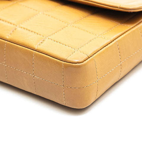 Chanel CHANEL Chocolate Bar Chain Shoulder Bag Beige EIT0621 – NUIR VINTAGE