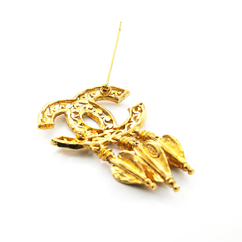 シャネル 31 RUE CAMBON 94A スイング ブローチ ココマーク シャネル 31 RUE CAMBON 94A スイング ブローチ ココマーク