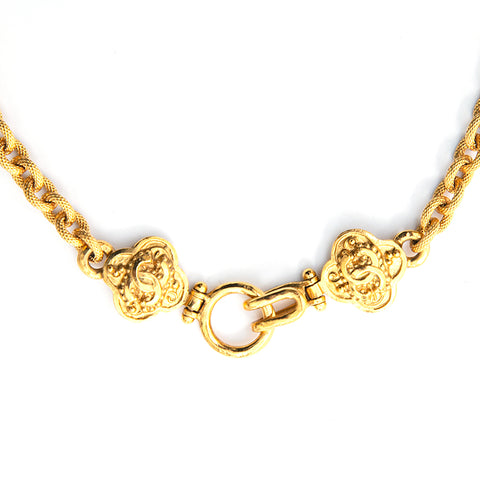 Chanel Chanel Coco Mark Chain Long Halskette Gold EIT0694