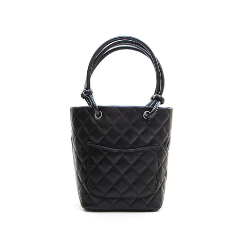 Chanel Chanel Cambon Line Matrasse Handtasche Black EIT0703