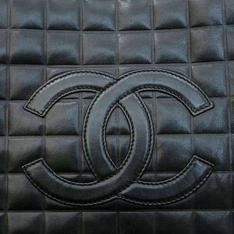 Chanel CHANEL Chocolate Full Flap One Shoulder Bag Black EIT0714