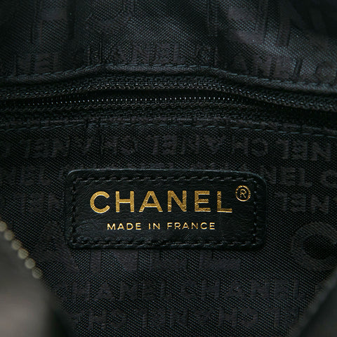 Chanel Chanel Schokoladenbar Coco Mark One Umhängetasche Schwarz EIT0731