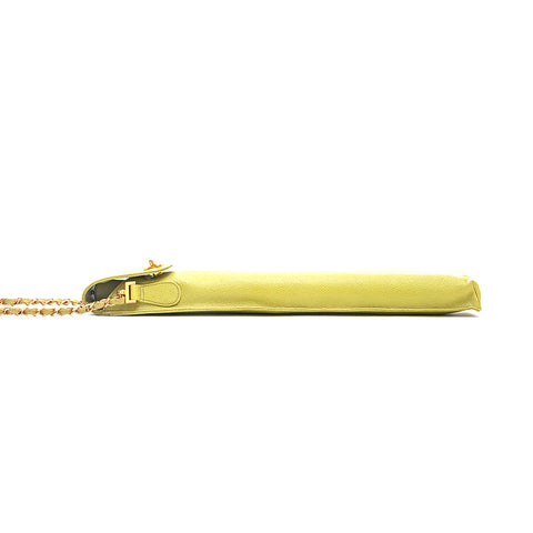 Chanel CHANEL Cavakin Turn Lock Umbrella Yellow EIT0733