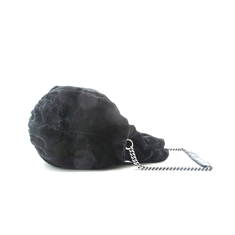 Chanel CHANEL Cocomark Velvet 2WAY Handbag Black EIT0777 – NUIR