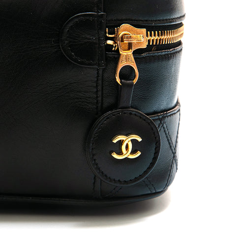 Chanel Chanel Vico Rolle Eitelkeit Handtasche Schwarz EIT0795