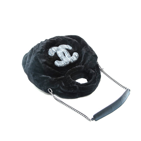 Chanel CHANEL Lapin 2WAY Chain Shoulder Handbag Black EIT0814 – NUIR VINTAGE