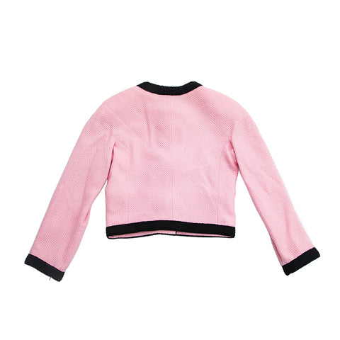 Chanel CHANEL Bicolor Tweed Jacket Skirt Setup Pink X Black