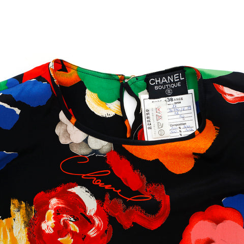 Chanel Chanel Total Pattern Shirt Cut Sow Multicolor EIT0863