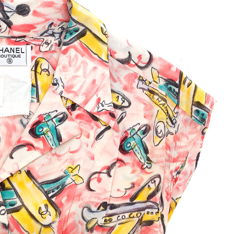 Chanel CHANEL Flying Shirt One Pink EIT0866