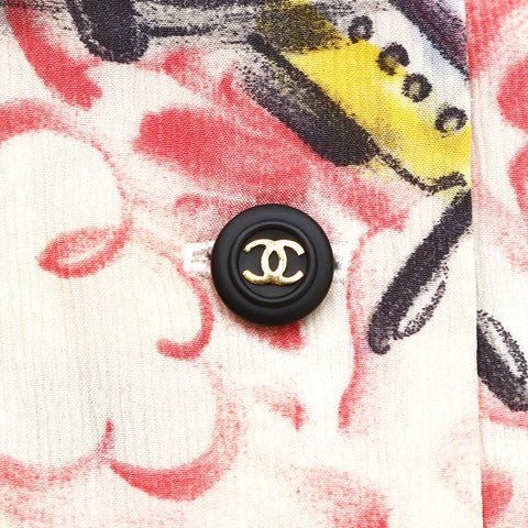 香奈儿香奈儿（Chanel Chanel）飞行衬衫一张粉红色EIT0866