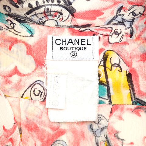 Chanel CHANEL Flying Shirt One Pink EIT0866