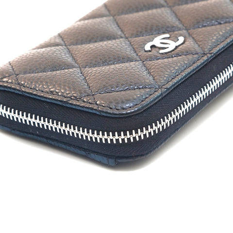 Chanel Chanel Coco Mark Caviar Skin Matrasse Case Black EIT0947