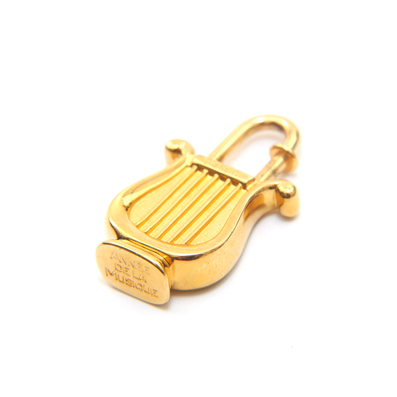 HERMES カデナ　ハープ　ゴールド エルメス HERMES ハープ カデナ アクセサリー チャーム ゴールド