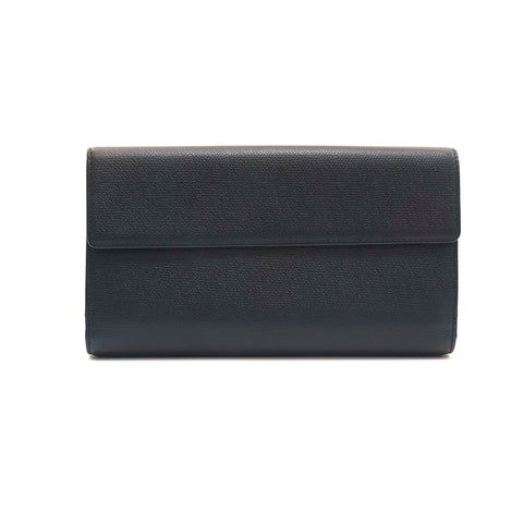 Chanel chanel coco mark cuir plip portefeuille long portefeuille noir eit0957