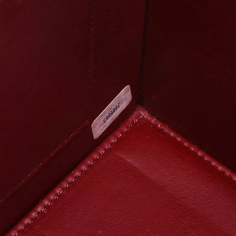 Chanel CHANEL Matrasse Mirror Vanity Handbag Black EIT1014