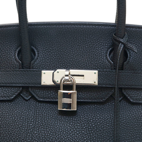 Hermes HERMES Birkin 30 P Handbag Handbag □ K -engraved 2007 Togo Blac –  NUIR VINTAGE