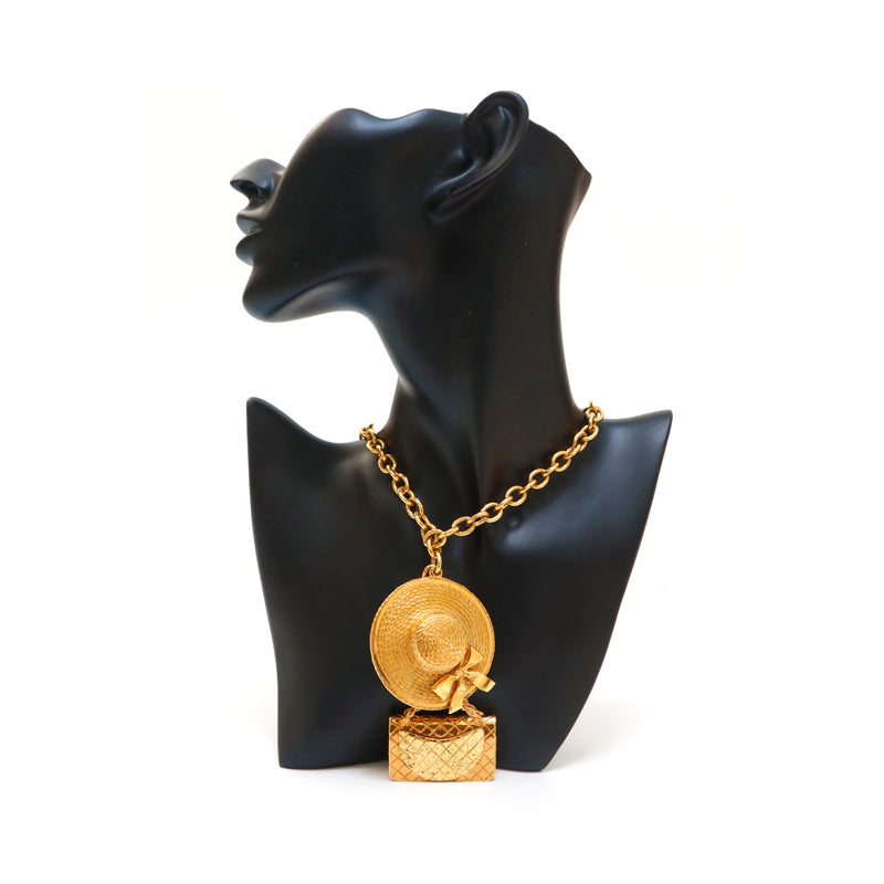 美品‼️ CHANEL シャネル　ネックレス　麦わら帽子　マトラッセ　ゴールド eit1034-9.jpg?v=1684467207