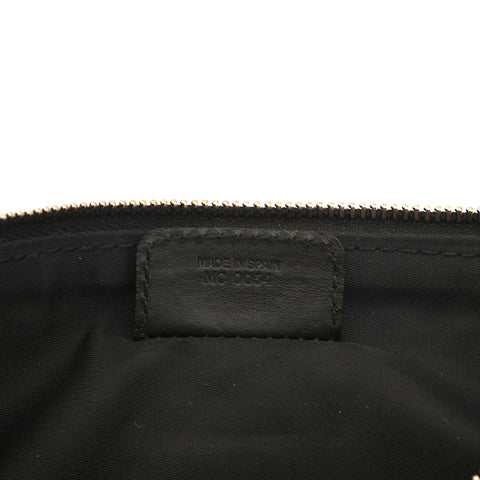 クリスチャンディオール Christian Dior トロッター サドルポーチ ハンドバッグ ブラック eit1061