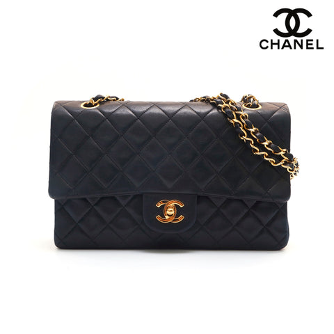 シャネル CHANEL マトラッセ  Wチェーン ショルダー ショルダーバッグ ブラック eit1343