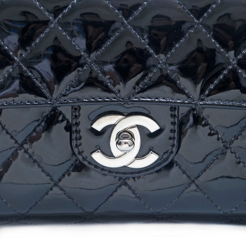 シャネル CHANEL マトラッセ  ココマーク チェーン SV 金具 ショルダーバッグ ブラック eit1395